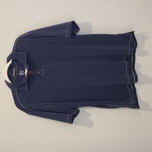 Age of Wisdom, men's shirt, Size X Large, blue with red accent